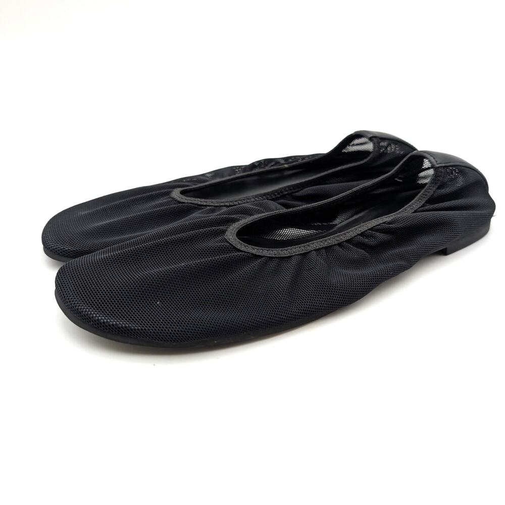 Reformation x Laura Harrier Marcadet Mesh Ballet Flats Women's Black Size US7